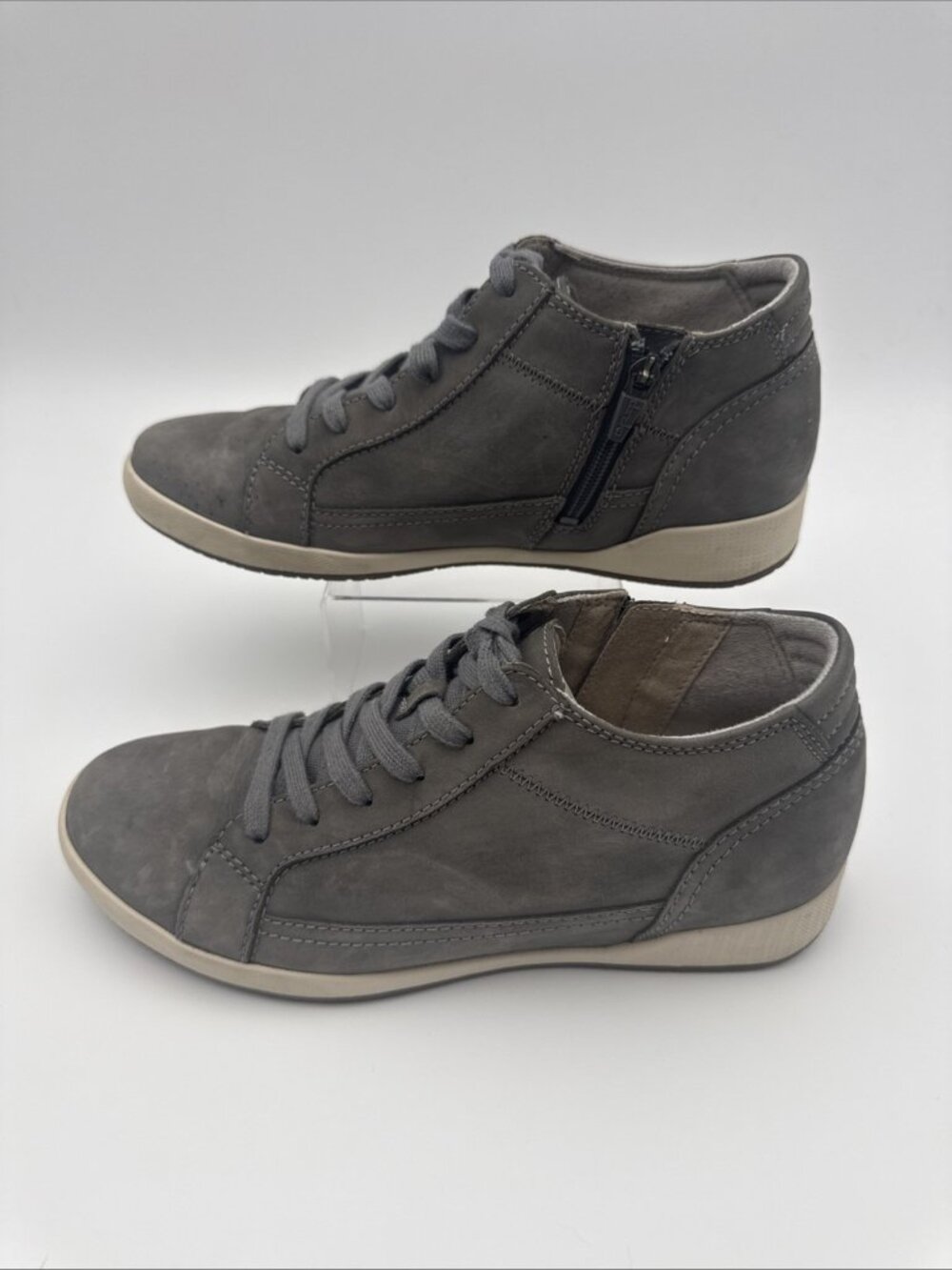DANSKO Women’s Onyx Slate Gray Nubuck Leather Ankle Boots Clog Bootie Size 9